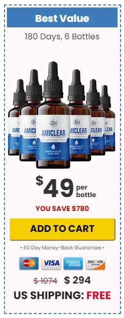 Amiclear 6 bottle price 